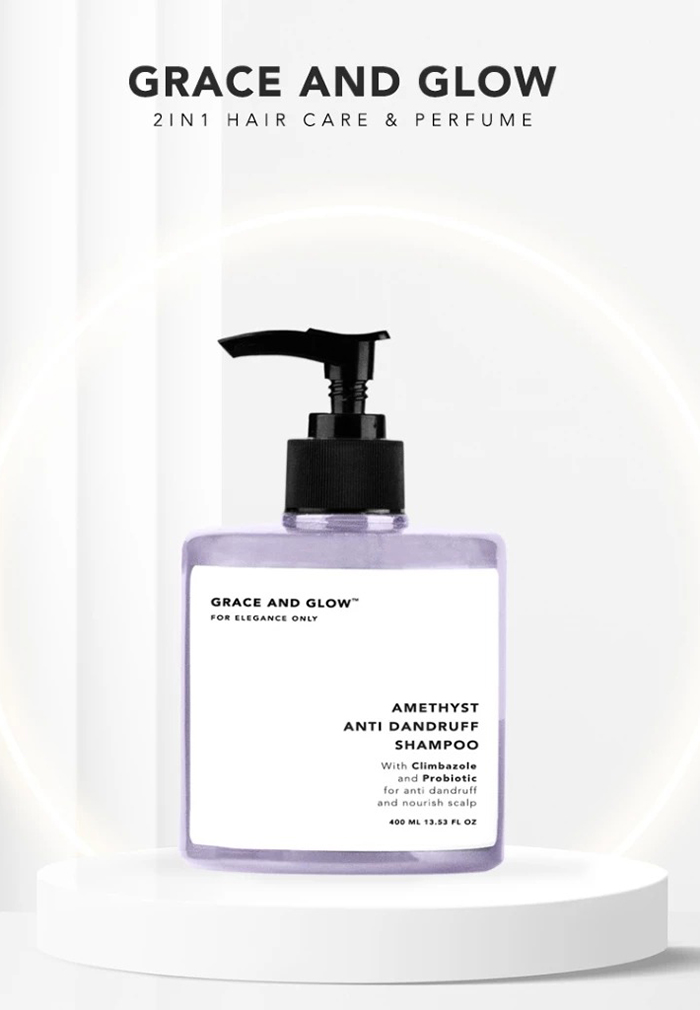 แชมพู Grace and Glow Amethyst Anti Dandruff Shampoo