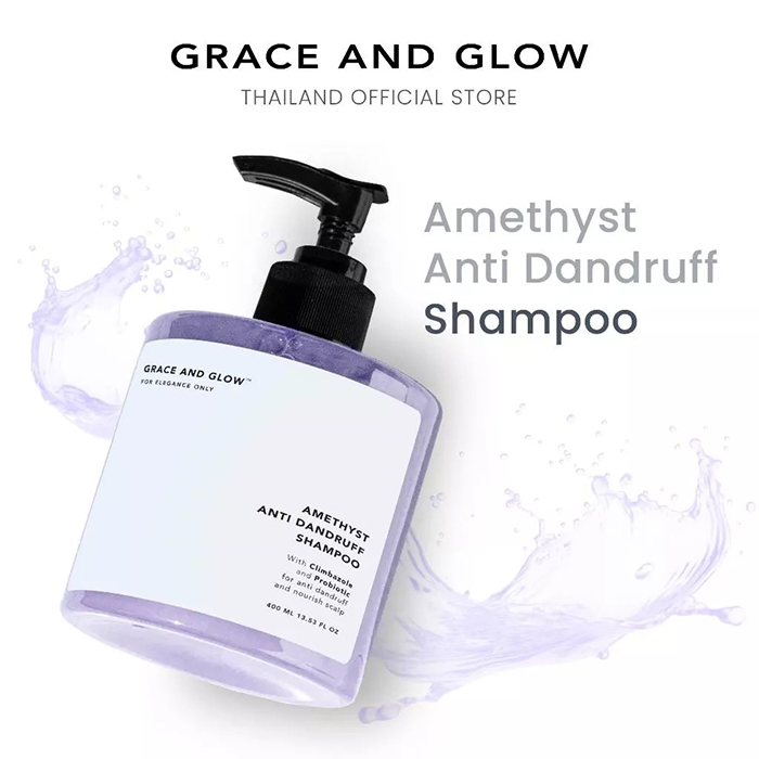 แชมพู Grace and Glow Amethyst Anti Dandruff Shampoo