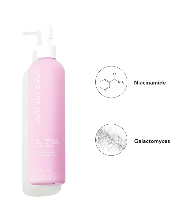 เซรั่มบำรุงผิวกาย Grace and Glow Bright & Glow Body Serum