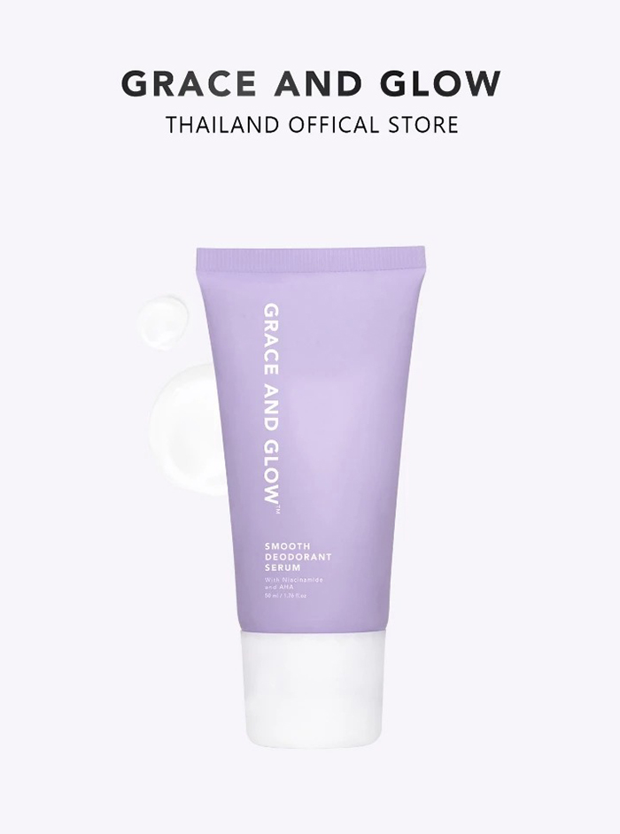 โรลออน Grace and Glow Bright & Smooth Deodorant Serum