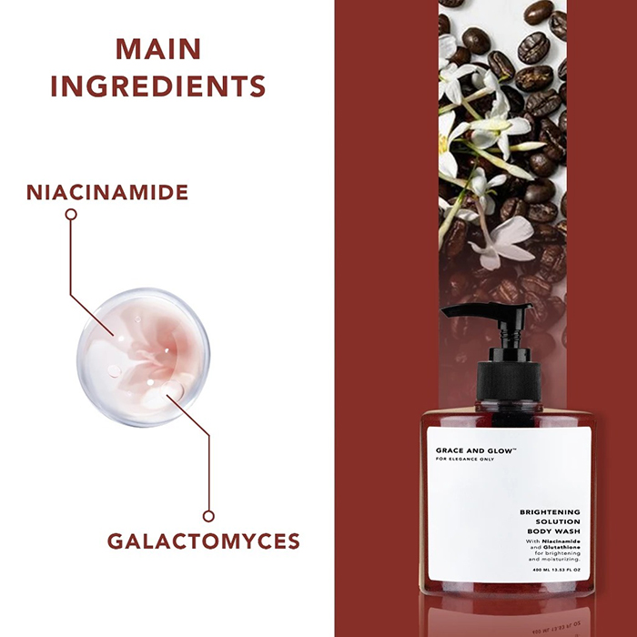 ครีมอาบน้ำ Grace and Glow Brightening Solution Body Wash