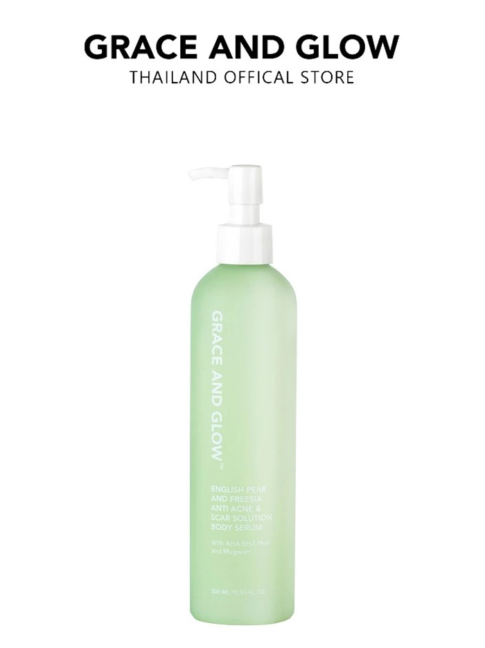 เซรั่มบำรุงผิวกาย Grace and Glow English Pear and Freesia Acne Body Serum