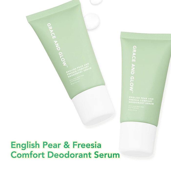 โรลออน Grace and Glow English Pear and Freesia Comfort Deodorant Serum