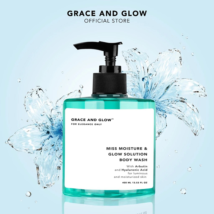 เจลอาบน้ำ Grace and Glow Miss Moisture & Glow Solution Body Wash