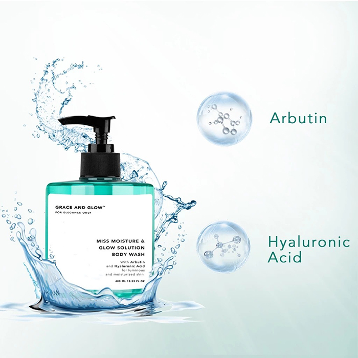 เจลอาบน้ำ Grace and Glow Miss Moisture & Glow Solution Body Wash