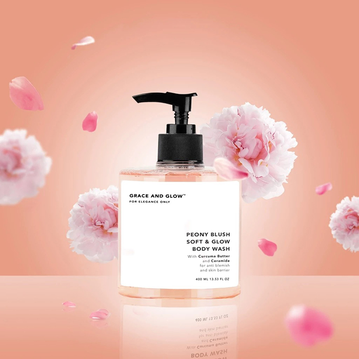 เจลอาบน้ำ Grace and Glow Peony Blush Soft & Glow Body Wash