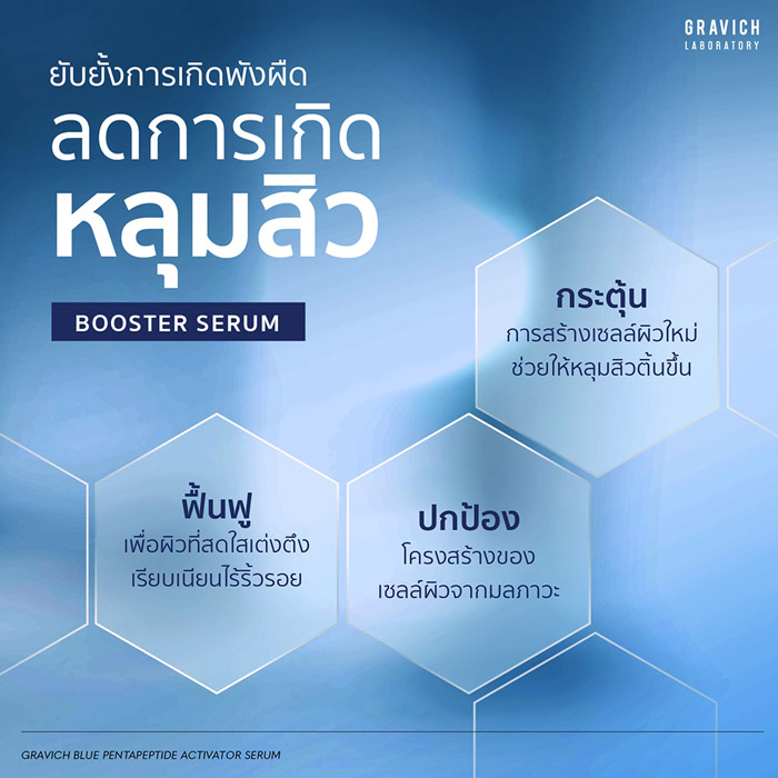 Gravich Blue Pentapeptide Activator Serum เซรั่ม