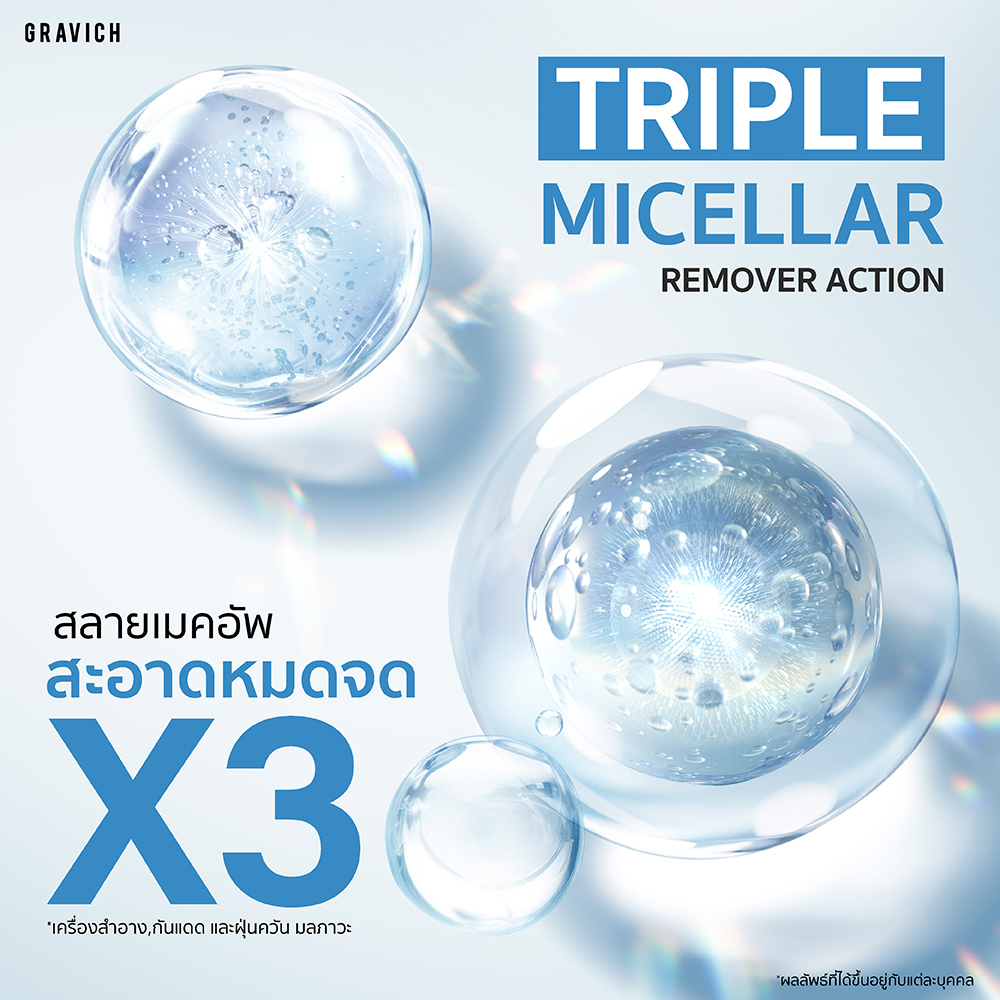 คลีนซิ่ง Gravich Gentle Smooth Cleansing Water