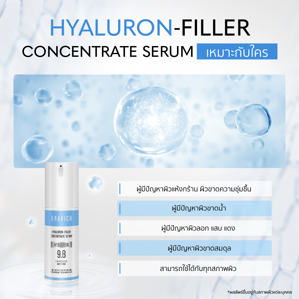 เซรั่มไฮยา Gravich Hyaluron-Filler Concentrate Serum