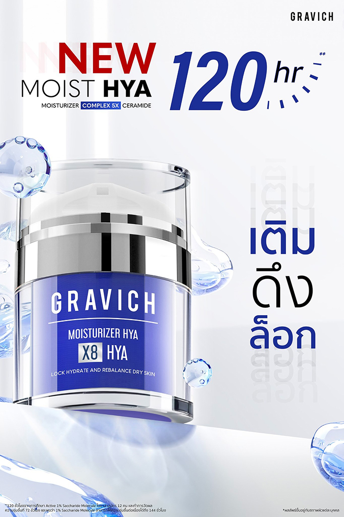 มอยส์เจลบำรุงผิวหน้า Gravich Moisturizer Complex 5X Ceramide Gel