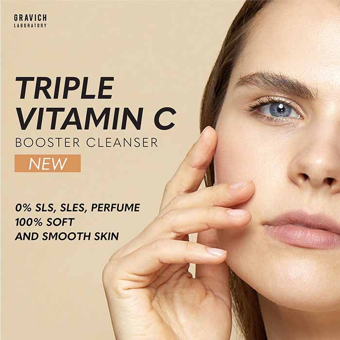 คลีนเซอร์ Gravich Triple Vitamin C Booster Cleanse