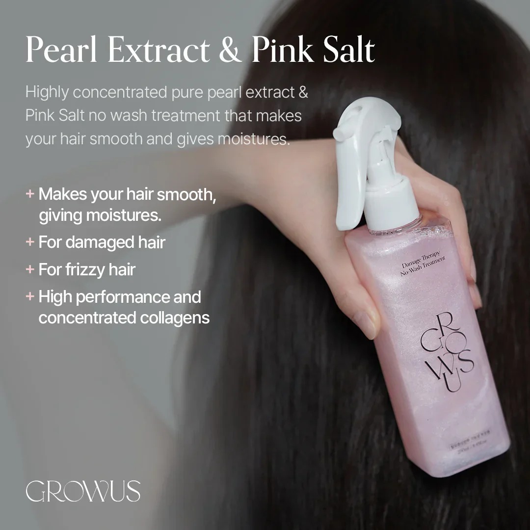ทรีตเมนต์บำรุงเส้นผม GROWUS Damage Therapy No-Wash Treatment