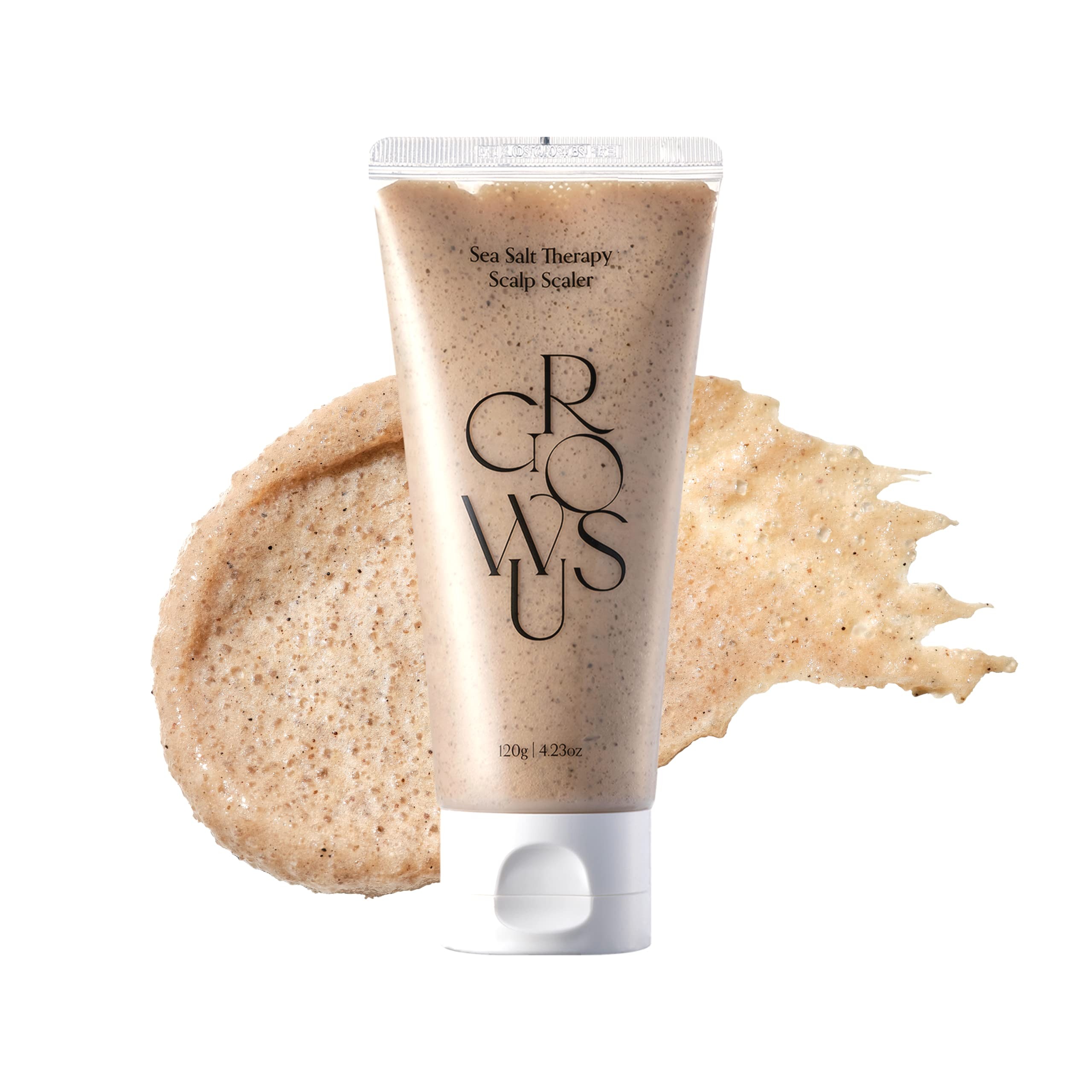 สครับผม GROWUS Sea Salt Therapy Scalp Scaler