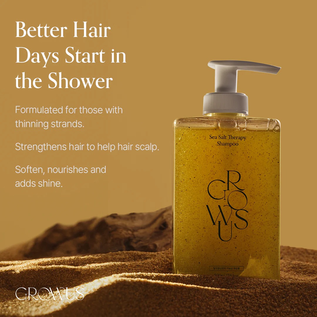 แชมพูทำความสะอาดเส้นผม GROWUS Sea Salt Therapy Shampoo