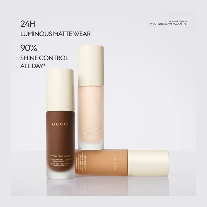 รองพื้นกันแดด GUCCI Eternité de Beauté 24H Wear Breathable Foundation Luminous Matte Finish