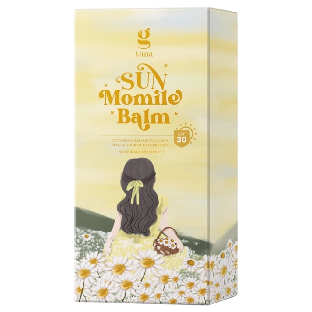 ลิปบาล์มบำรุงริมฝีปาก GVANA Sunmomile Balm Lip Sunscreen Balm