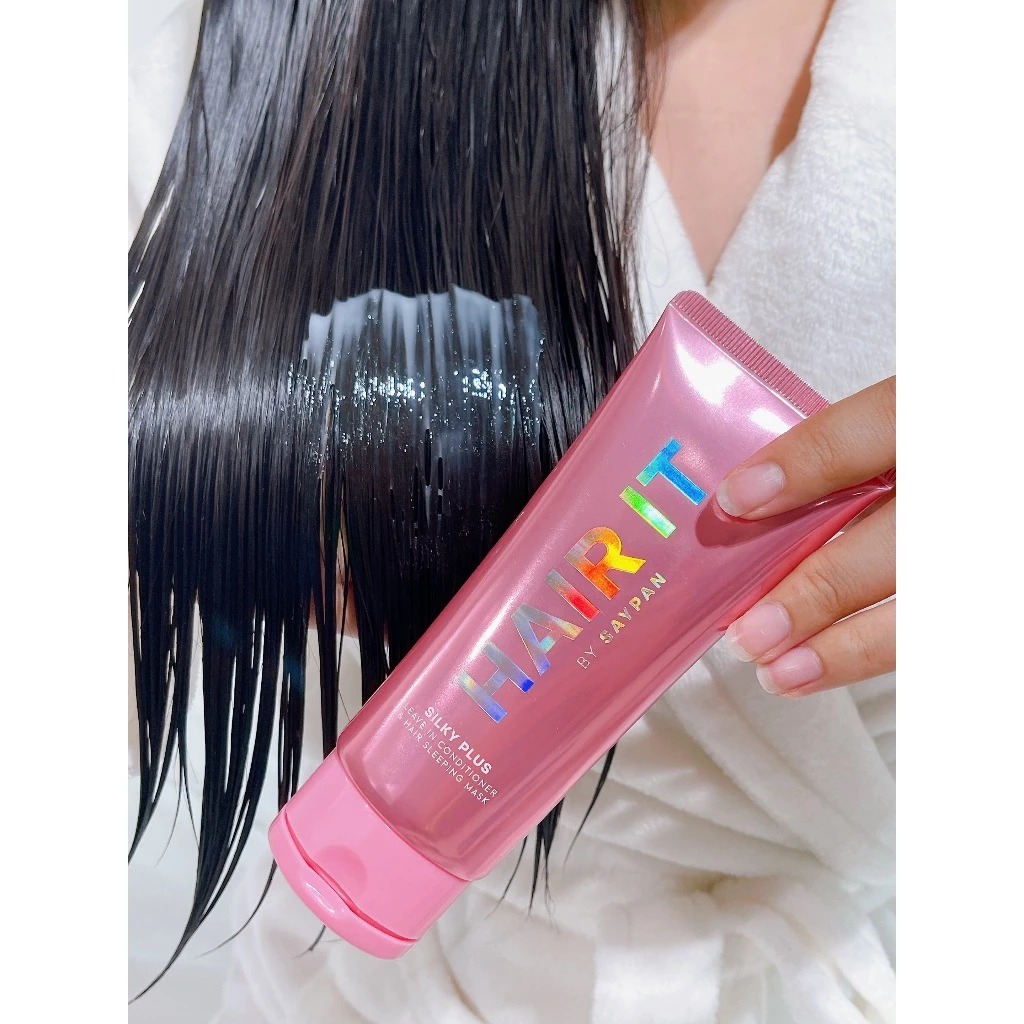 ครีมบำรุงเส้นผม Hair It Silky Plus Leave In Conditioner & Hair Sleeping Mask