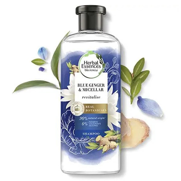 Herbal Essences Revitalise Blue Ginger & Micellar Shampoo แชมพู ช่วยทำความสะอาดอย่างล้ำลึก เส้นผมของคุณจะกลับมา มีชีวิตชีวา