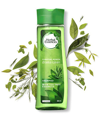 แชมพูลดผมมัน Herbal Essences Drama Clean Shampoo