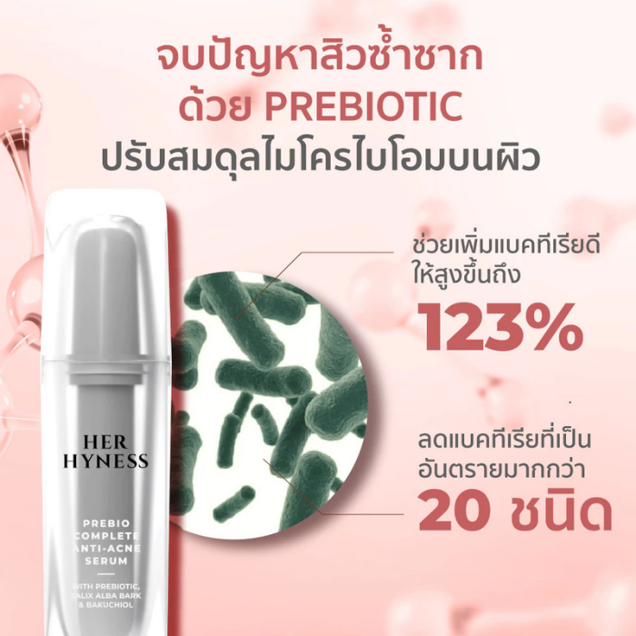 เซรั่มลดสิว HER HYNESS Prebio Complete Anti-Acne Serum เซรั่มลดสิว HER HYNESS Prebio Complete Anti-Acne Serum