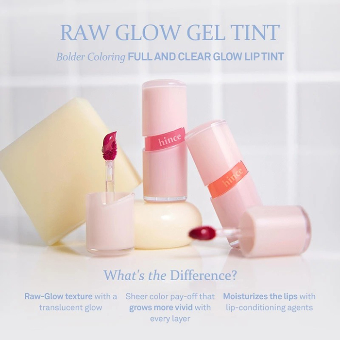 ลิปทินท์ hince Raw Glow Gel Tint