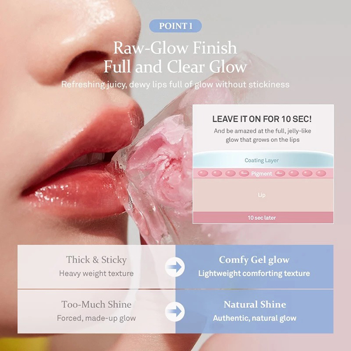 ลิปทินท์ hince Raw Glow Gel Tint