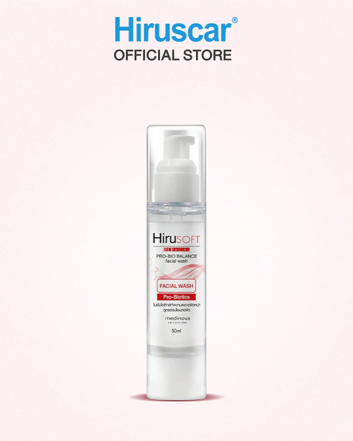 โฟมล้างหน้า Hiruscar Probio Balance Facial Wash