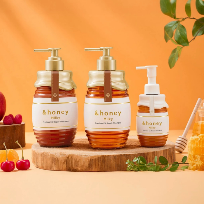 ออยล์บำรุงเส้นผมสูตรบำรุงผมเสียขั้นสุด &honey Milky Precious Ex Repair Hair Oil