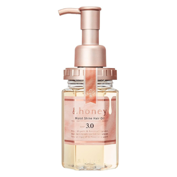 ออยล์บำรุงผมสูตรผมแห้งเสีย &honey Moist Shine Hair Oil