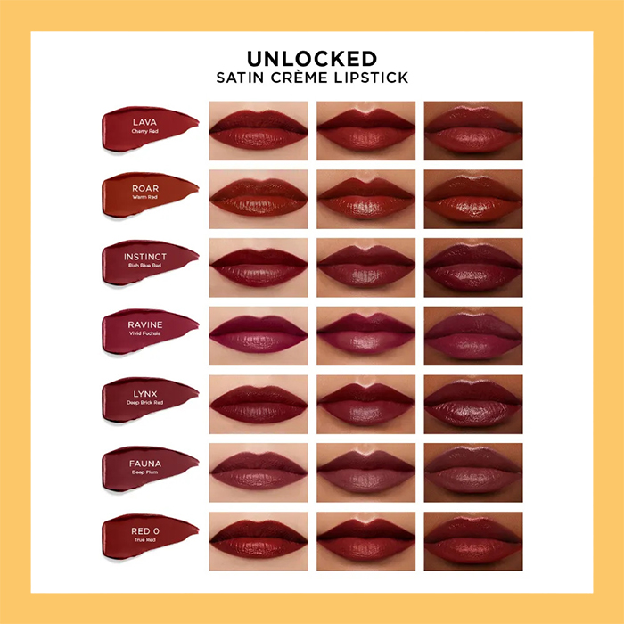 ลิปสติก Hourglass Unlocked Satin Creme Lipstick