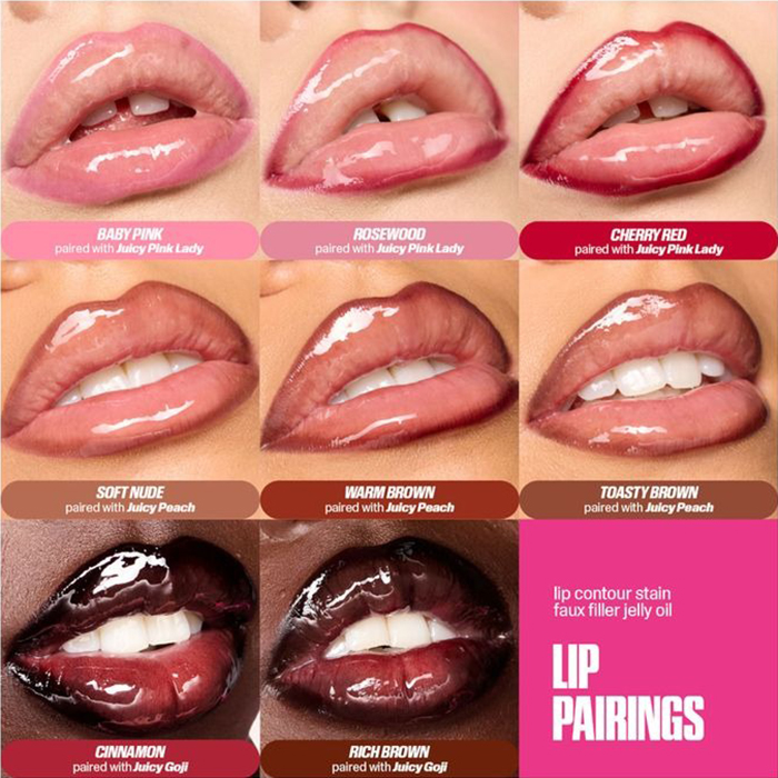 ลิปออยล์ Huda Beauty Faux Filler Jelly Oil