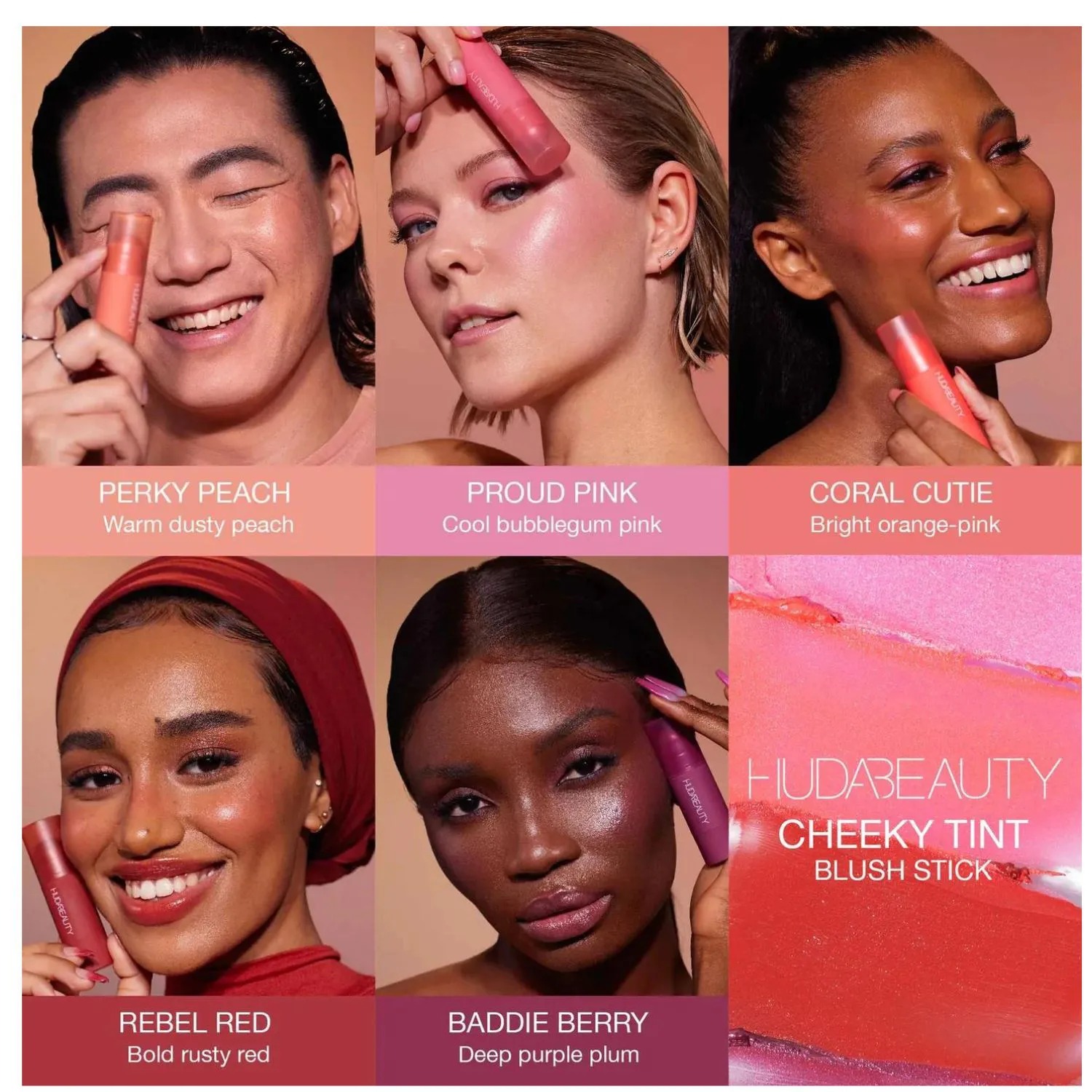 Huda Beauty Cheeky Tint Cream Blush Stick