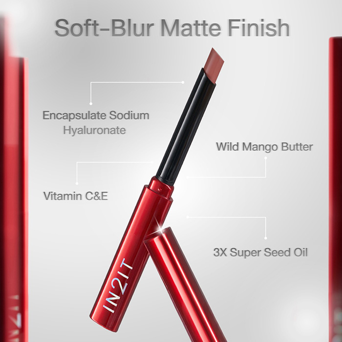ลิปสติก IN2IT AirBlur Matte Lipstick