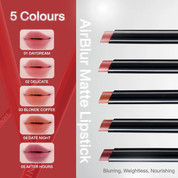 ลิปสติก IN2IT AirBlur Matte Lipstick
