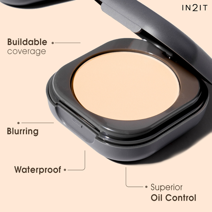 แป้งพัฟ IN2IT Facefinity Smooth 2-Way Foundation SPF35 PA+++