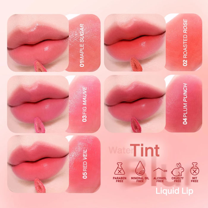 ลิปทินท์ In2it Water Tint Blur Liquid Lip