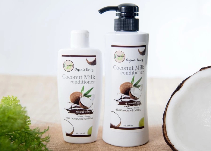 ครีมนวดผมมะพร้าวโสม I-nature Coconut Milk Conditioner