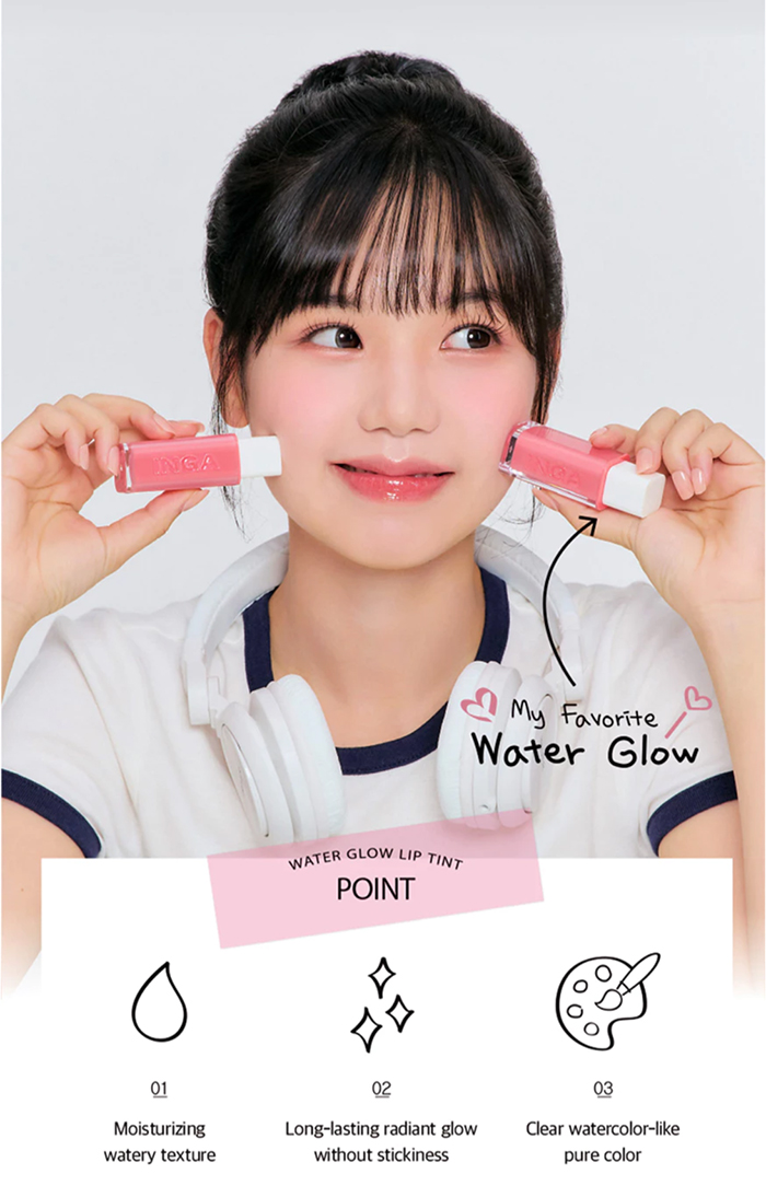 ลิปทินท์ INGA Glassy Water Glow Lip Tint