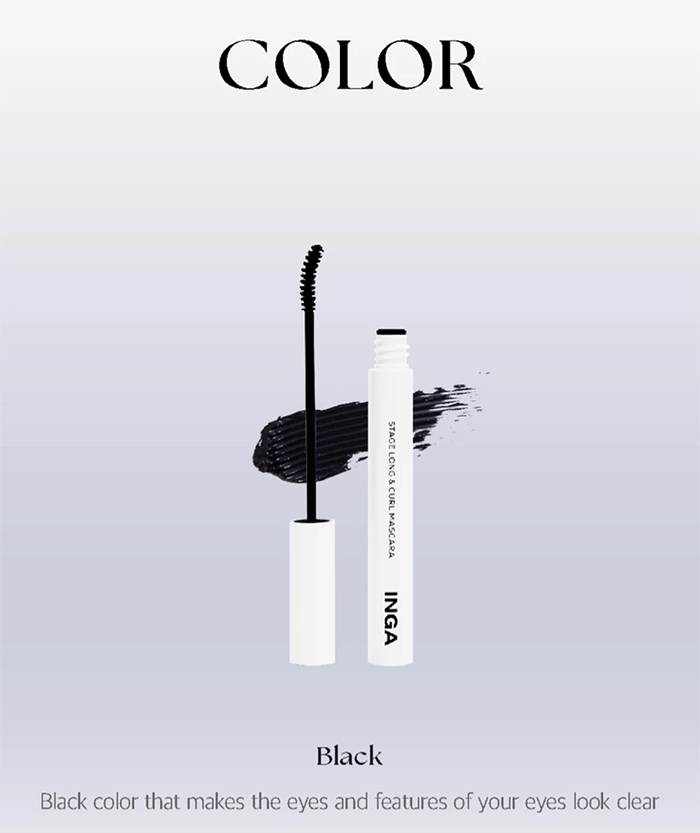 มาสคาร่า INGA Stage Long & Curl Mascara