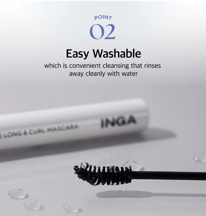 มาสคาร่า INGA Stage Long & Curl Mascara