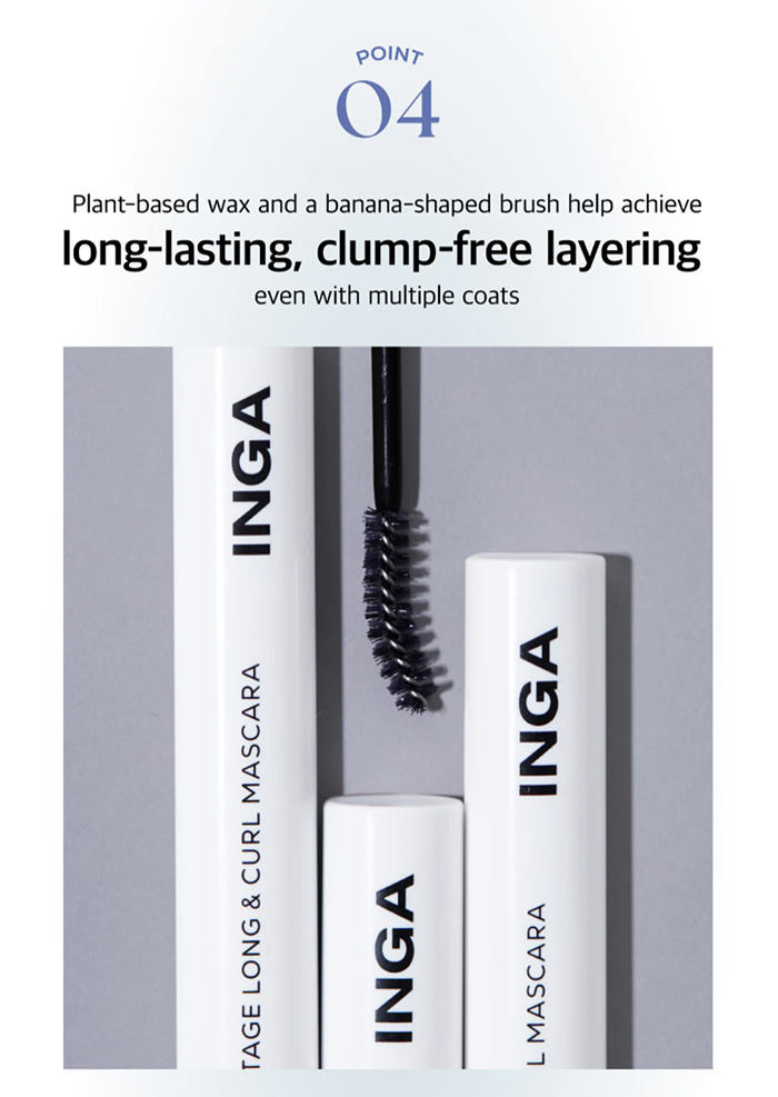 มาสคาร่า INGA Stage Long & Curl Mascara