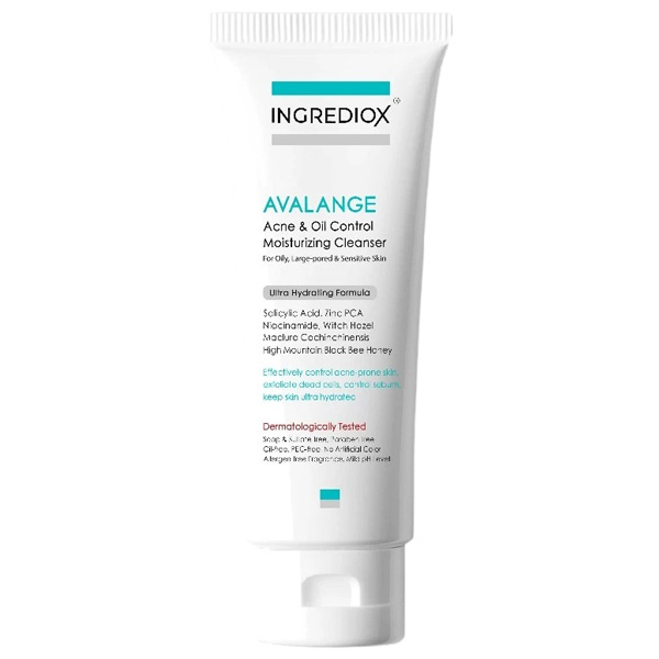 เจลล้างหน้า INGREDIOX AVALANGE Acne & Oil Control Moisturizing Cleanser