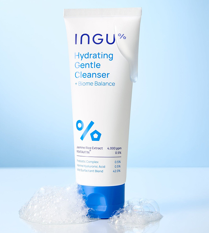 คลีนเซอร์ล้างหน้า INGU Hydrating Gentle Cleanser + Biome Balance