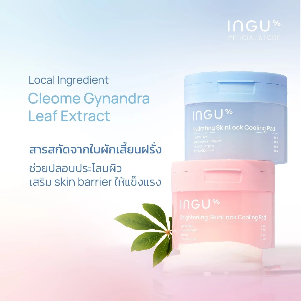 โทนเนอร์แพด INGU SkinLock Cooling Pad