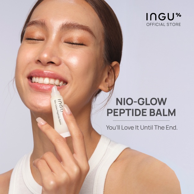 ลิปบาล์ม INGU Nio-Glow Peptide Balm Neutral Nude