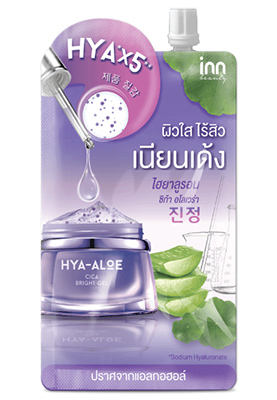 Inn Beauty HYA-Aloe Cica Bright Gel เจลบำรุงผิว ช่วยให้จุดด่างดำจากรอยสิวดูจางลง