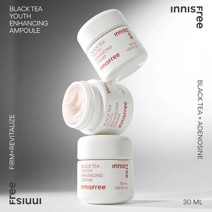 ไนท์ครีม Innisfree Black Tea Youth Enhancing Cream
