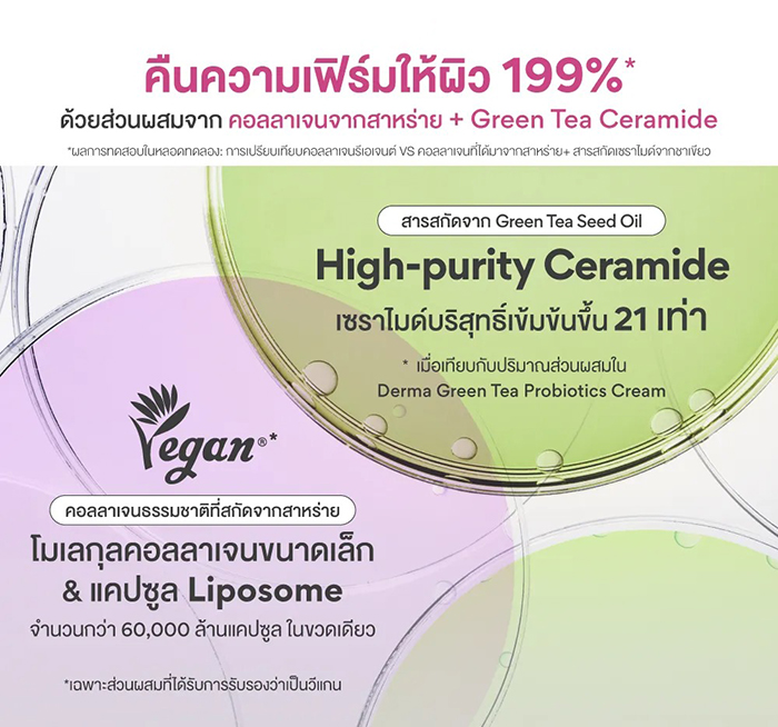 ครีมบำรุงผิวหน้า INNISFREE Collagen Green Tea Ceramide Bounce Cream