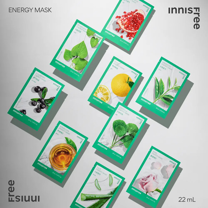 แผ่นมาส์กหน้า Innisfree Energy Mask แผ่นมาส์กหน้า Innisfree Energy Mask
