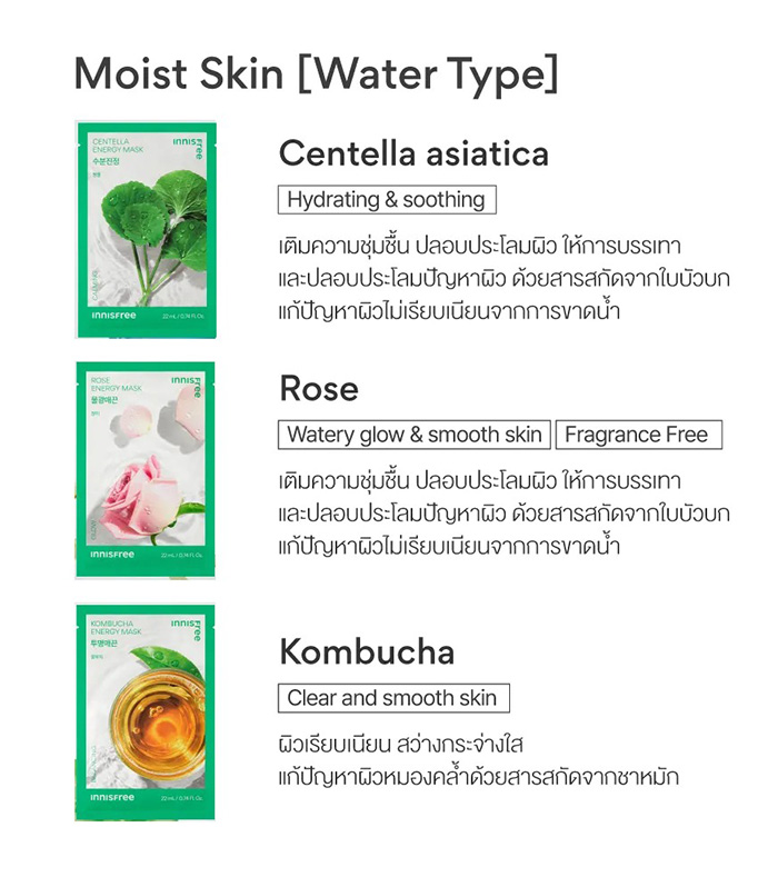 แผ่นมาส์กหน้า Innisfree Energy Mask แผ่นมาส์กหน้า Innisfree Energy Mask
